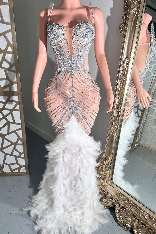 open lace back dress Lavish Lifestyle Bella Feather Dres